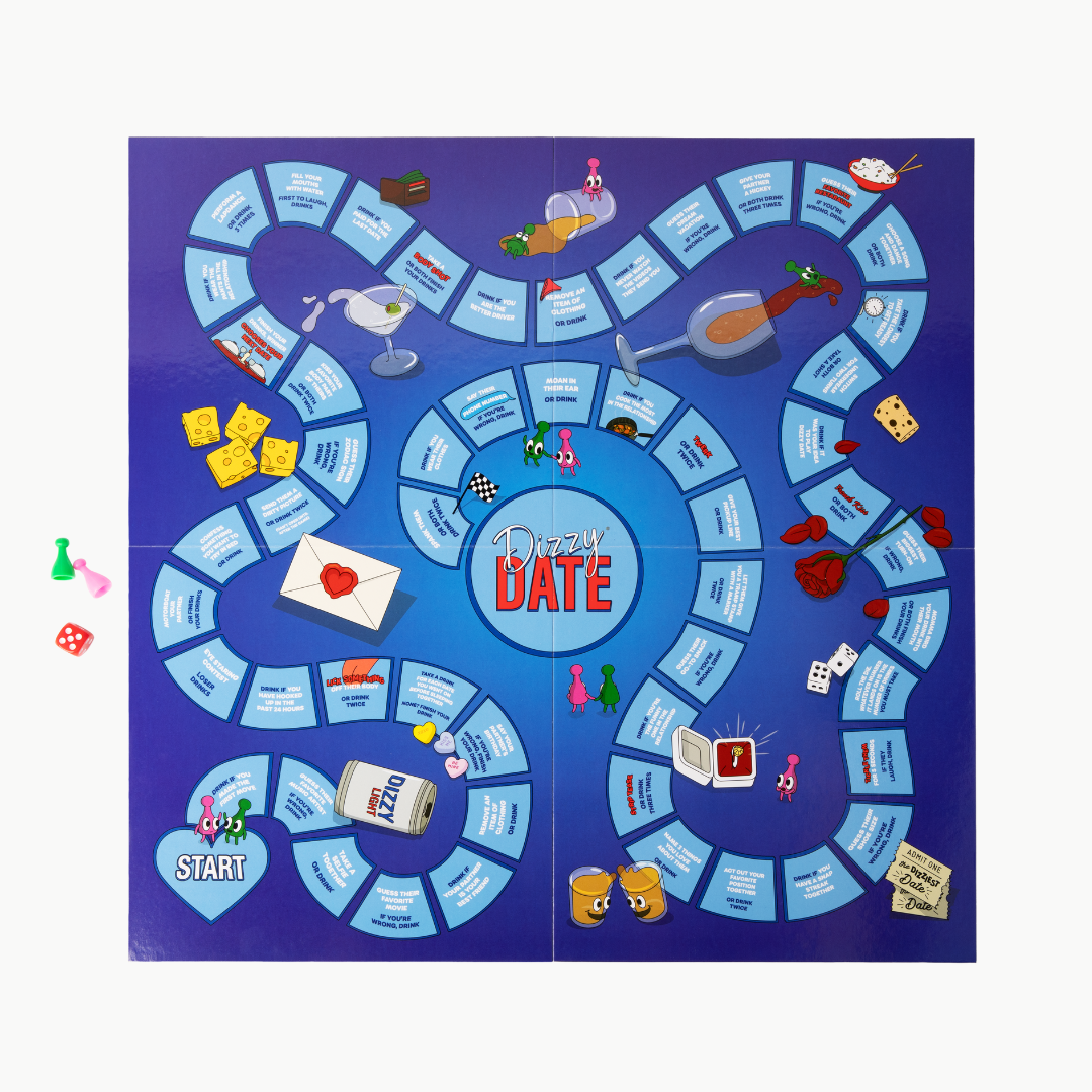 Dizzy Date - Couples Drinking Board Game