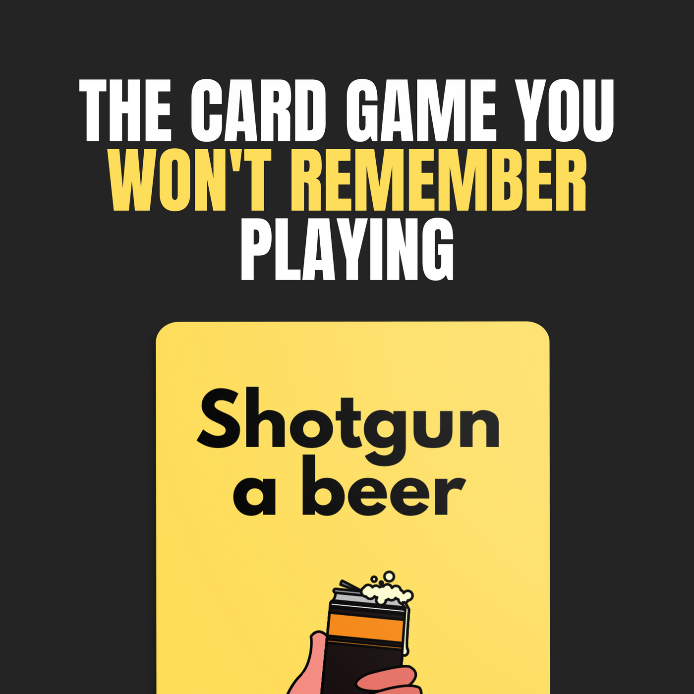 Beer Pressure V2 Drinking Card Game for Parties, Pregames, and Game